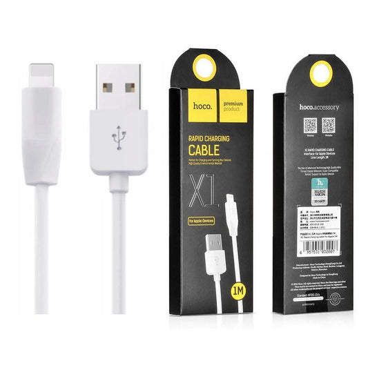 Cable USB Lightning iPhone HOCO X1 Carga Rápida (1 MT)